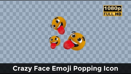 Abstract 3D Liquid Emoji Morphing Animation