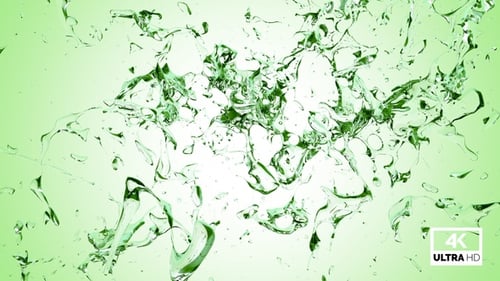 Green Water Splash V4