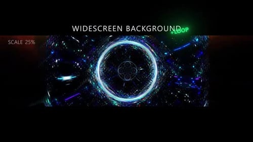 Glitched Energy Vj Loop Background