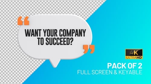 Want Your Company To Succeed speech bubbles