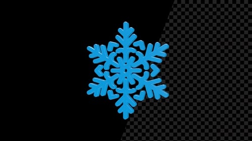 Alpha V10 girado sin costuras con forma de copo de nieve