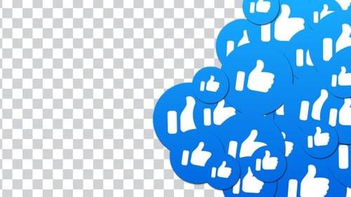 Animated Thumbs Up Like Social Media Icons
