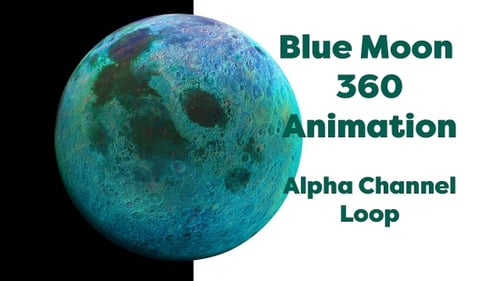 Blauer Mond: Rotation 360