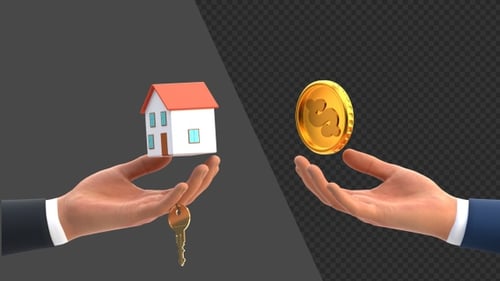 3D Buy House | Alpha Channel