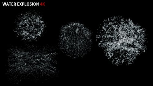 Water Explosion 4K