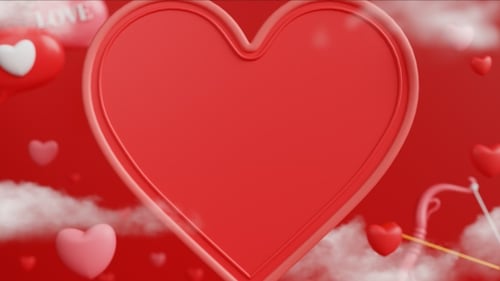Valentine’s Day Social Media Background