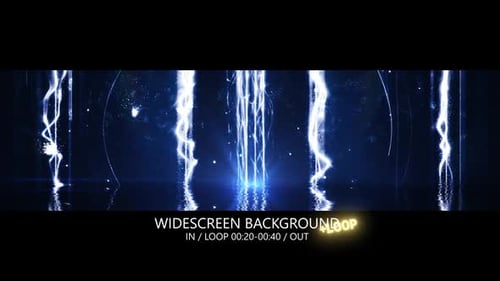 Abstract Blue Widescreen Background