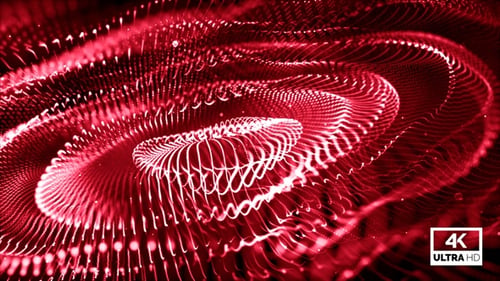 Red Universal Wave Space Flow V7