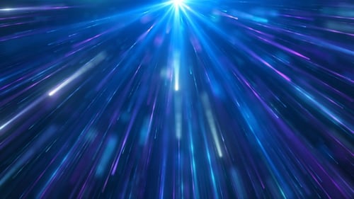 Futuristic Warp Speed Light Rays Hyperspace Tunnel Background