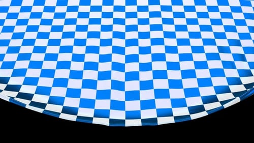 Blue Checkered Cloth