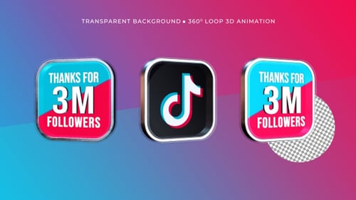 Thanks For 3M Followers Tik Tok