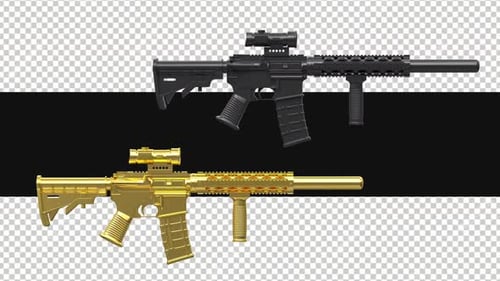 3d Weapon Rotating On Alpha Loop