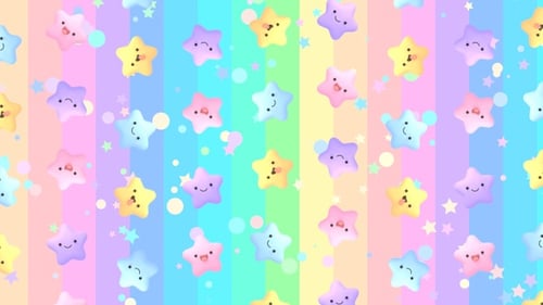 Kawaii Stars Pattern