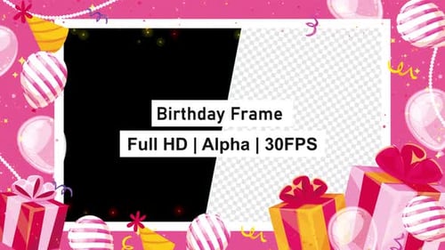 Birthday Frame Alpha