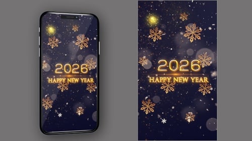 2026 Frohe Neujahrsgrüße mit Countdown V2