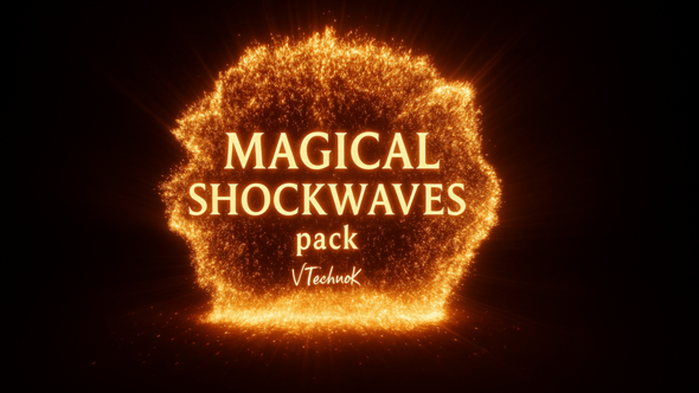 Realistic Magical Shockwaves Pack Vol. 1, Elements Motion Graphics ft