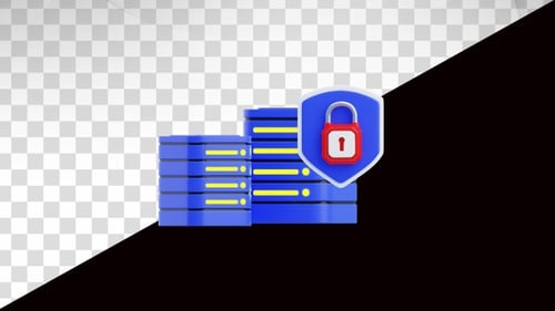3D Animation of Secure Server Database Protection