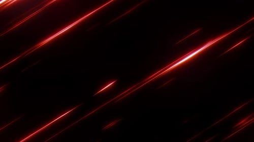 Abstract Red Glowing Speed Lines