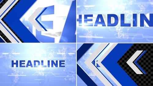 Headline Transition Blue