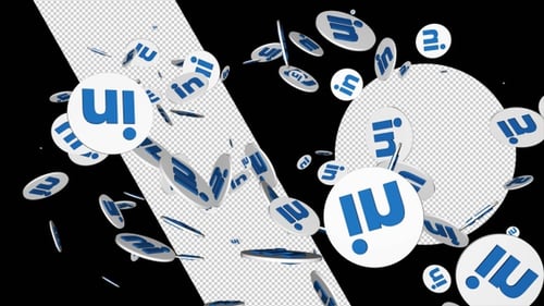 Boucles d'arrière-plan Alpha liées au Logo