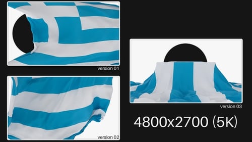 Pack Of Grece Flag On Alpha