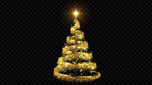 Gold Christmas Tree