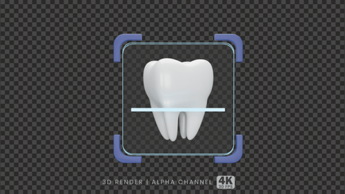 Dental Health Checkup 3d Animation. Good For Dental Clinic Websites Or Hygiene Related
