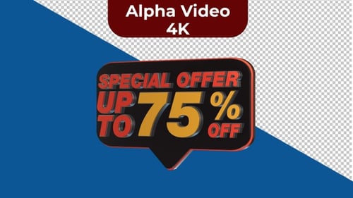 Special Offer 75% Off 3D Text Bubble Reveal