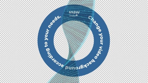 3D Animation Ai Data Stream - Transparent Background Loop