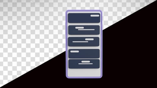 3D Animation of Smartphone Screen