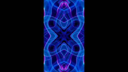 Vertical video purple and blue flash neon curve waves vj loop animation