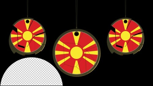 Flagge Nordmazedoniens