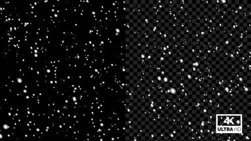 Realistic Snowfall Overlay for Winter Holiday Scenes