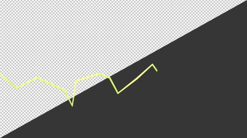 3D-Animation des GreenUp-Börsendiagramms | Alpha Channel