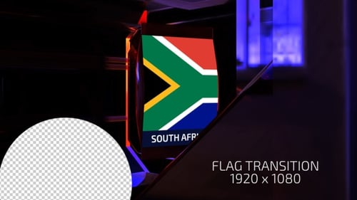 Futuristic Flag Reveal Broadcast Opener