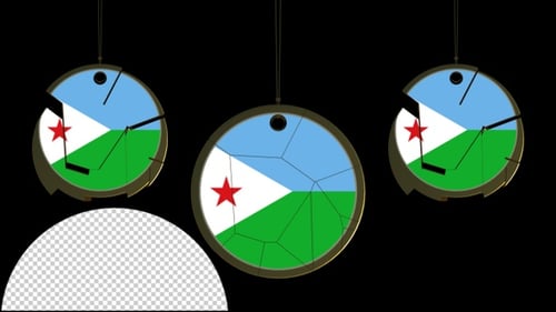 Djibouti Flag Icon