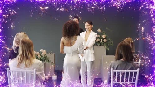 Glittering Frame 01 4K