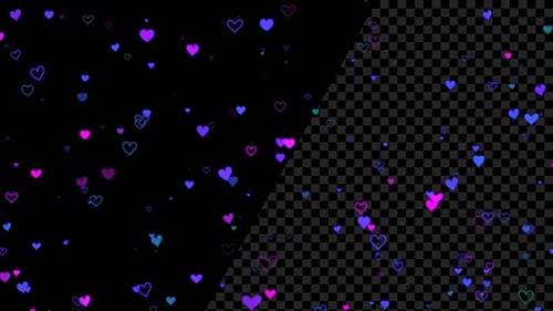 Heart Background Alpha Loop V2