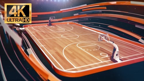 Bucle de fondo de baloncesto 3