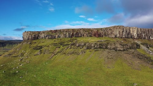 Majestic Flat Top Mountain Landscape on Sunny Day