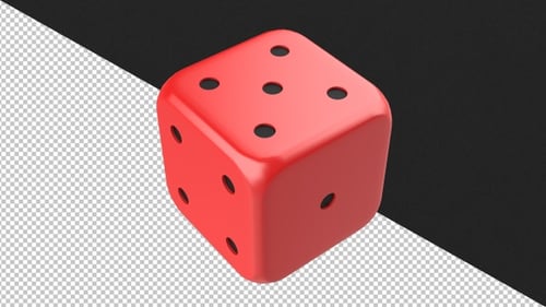Casino Würfel Rot - 4K