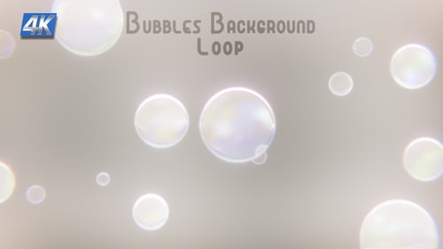Bubbles Background Loop 4K