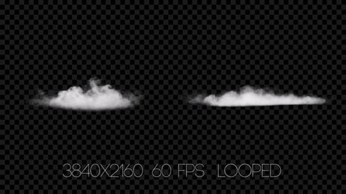 Pack Of Smoke On Alpha Channel