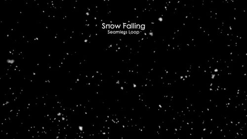 Light Snow Falling Seamless Loop