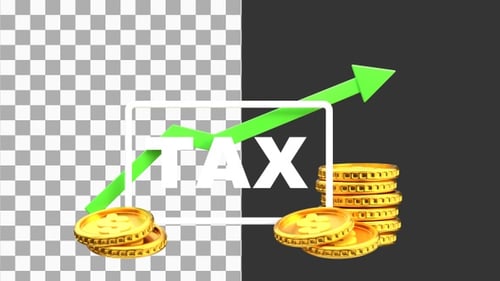 3D Economic Impact of Rising Tariffs | Alpha Channel