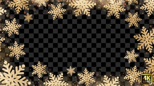 Christmas Snowflake Frame