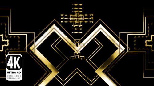 Abstract Ethnic Art Deco 03 4K