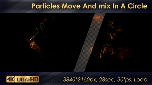 Particles Move And Mix In A Circle