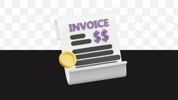 3D Invoice Animation, Backgrounds Motion Graphics ft. invoice & bill ...