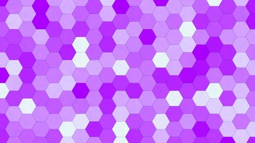Hexagonal Disco Pattern Background Purple